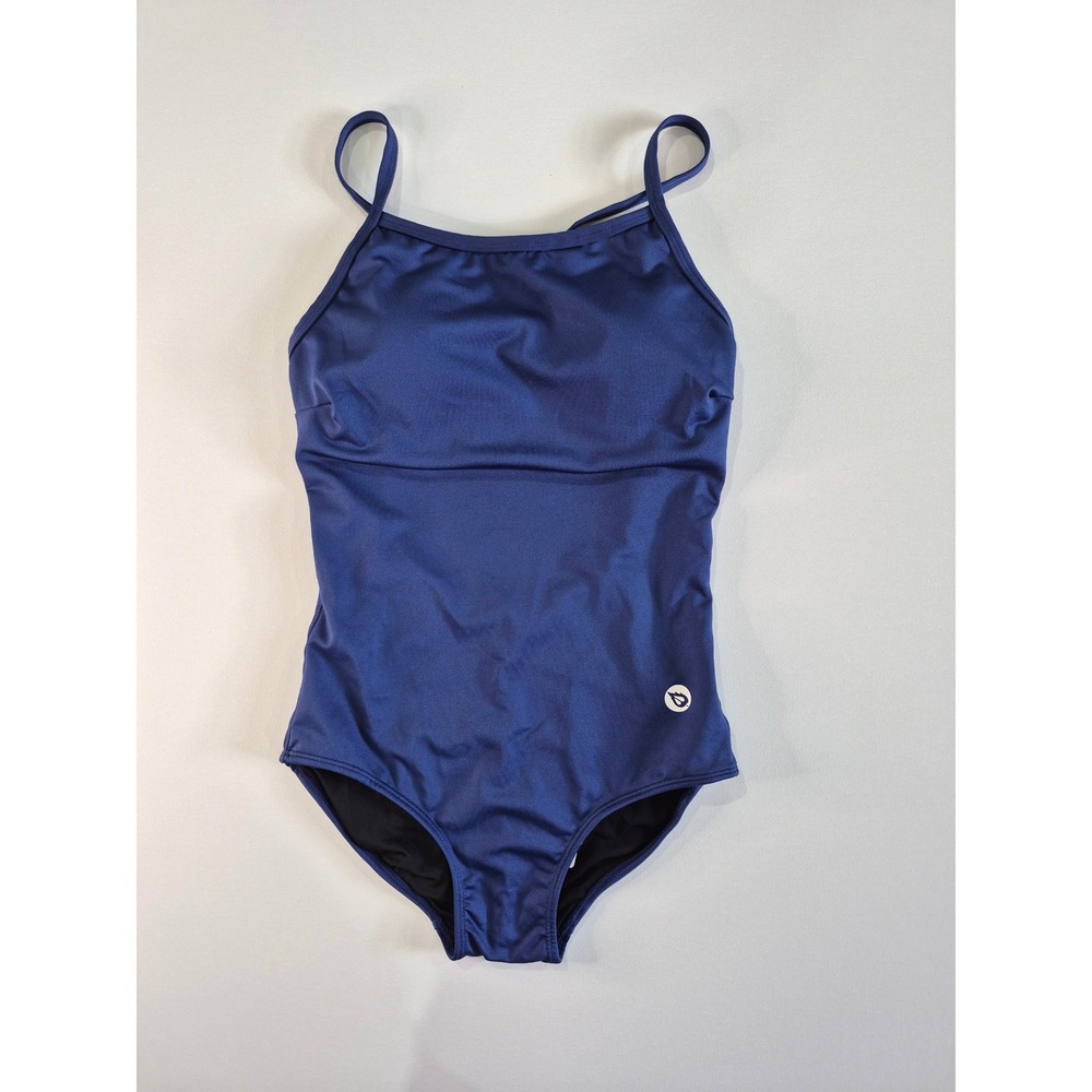 Baleaf Womens Navy Blue One Piece Athletic Swimsuit UPF‎ 50+ Racerback Size 34